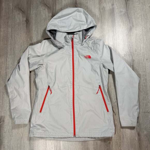 The North Face Jackets & Blazers - The North Face Women's DryVent Hooded Rain Jacket Light Grey Gorpcore Medium